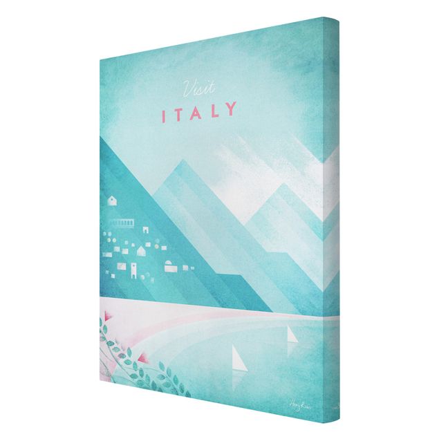 Stampe su tela Poster di viaggio - Italia