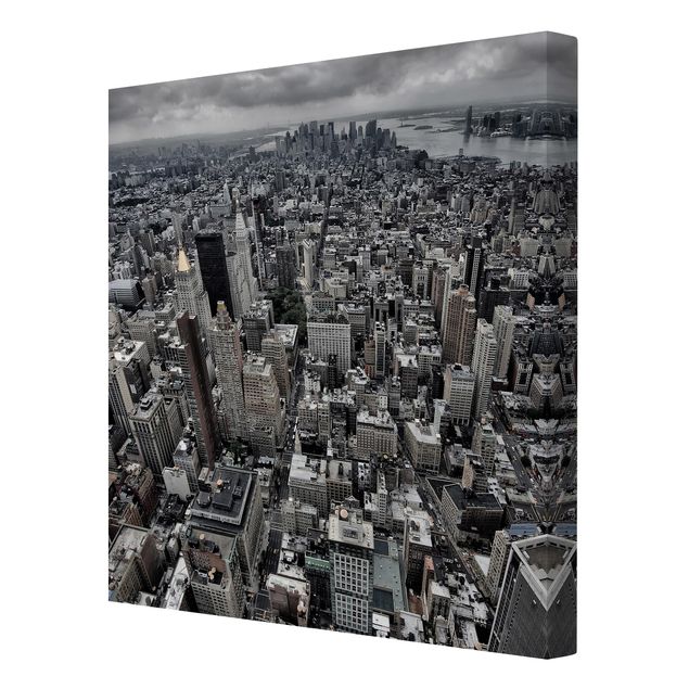 Stampa su tela - View Over Manhattan - Quadrato 1:1