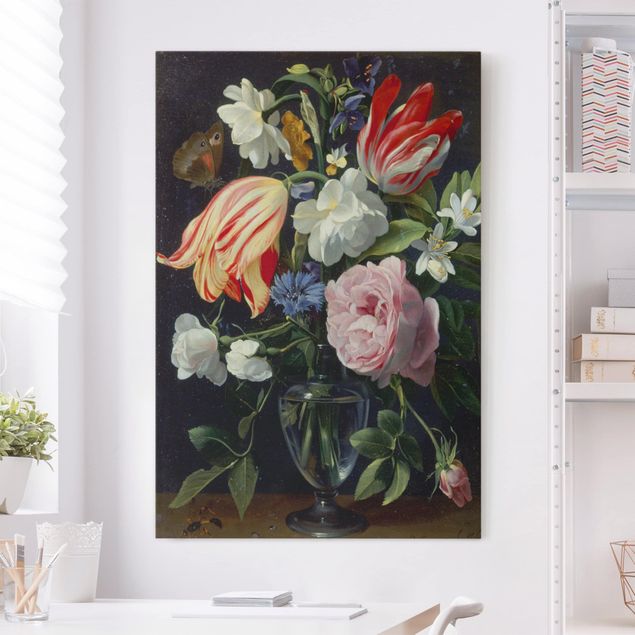 Quadri su tela fiori Daniel Seghers - Vaso con fiori