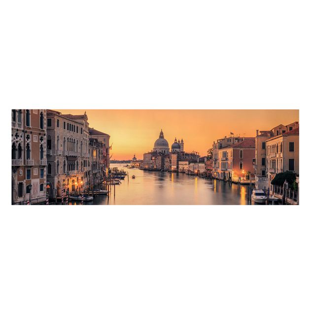 Stampa su tela - d'oro Venezia - Panoramico