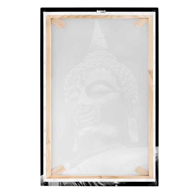 Stampa su tela - Buddha Statue Viso - Verticale 3:2