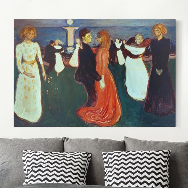 Riproduzioni su tela Edvard Munch - La danza della vita