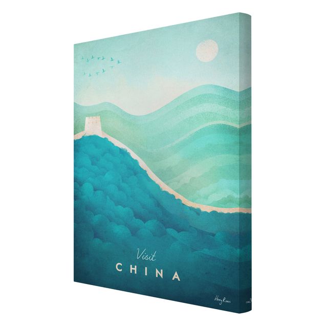 Stampa su tela - Poster di viaggio - Cina - Verticale 3:2