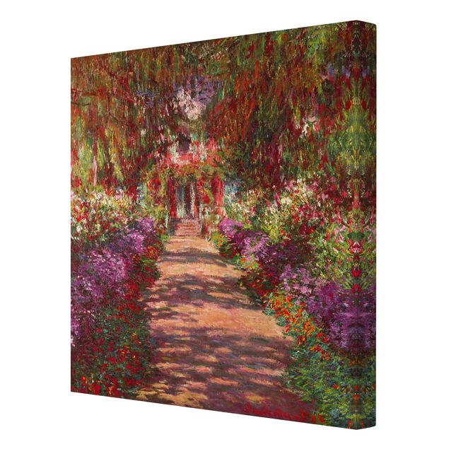 Quadri su tela - Claude Monet - Percorso nel Giardino di Monet Giverny A