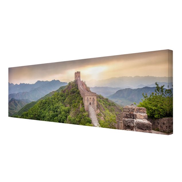 Quadri su tela La muraglia infinita della Cina