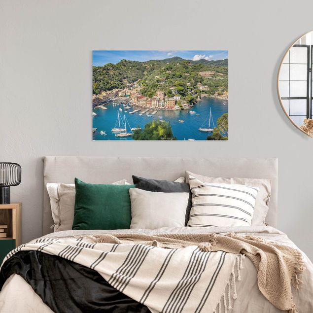 Stampe su tela paesaggio Porto di Portofino