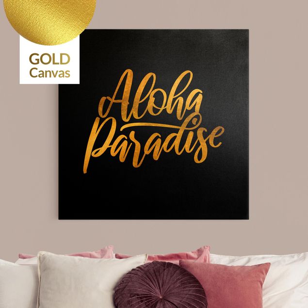  Tele oro Oro - Paradiso Aloha su nero