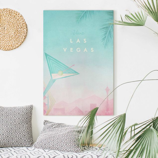 Riproduzione quadri su tela Poster di viaggio - Viva Las Vegas