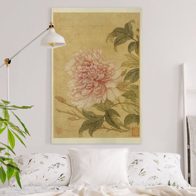 Riproduzione quadri su tela Yun Shouping - Crisantemo
