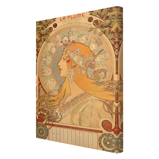 Quadri su tela - Alfons Mucha - Segni dello Zodiaco