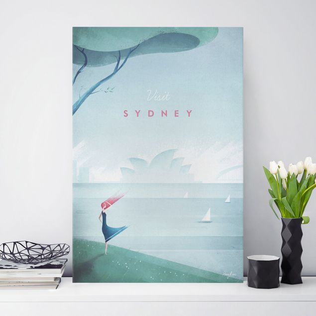 Quadri su tela mare Poster di viaggio - Sidney