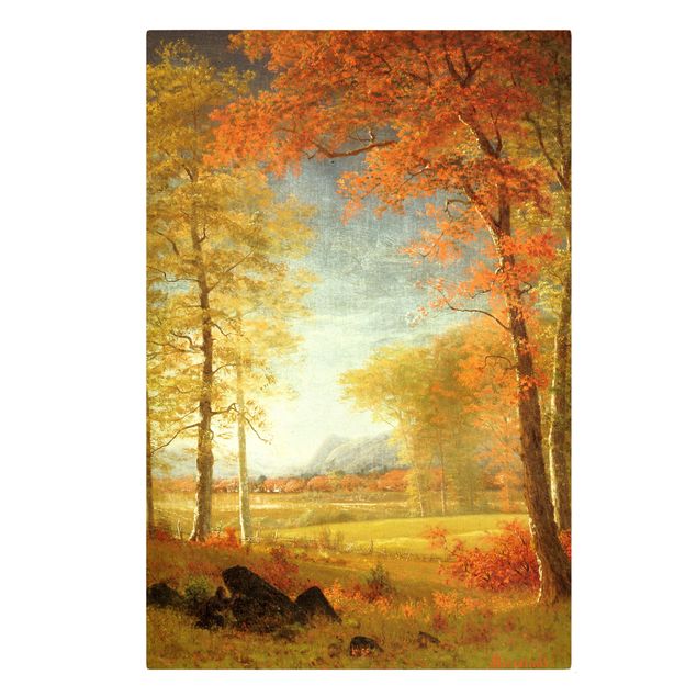 Albert Bierstadt quadri Albert Bierstadt - Autunno nella contea di Oneida, New York