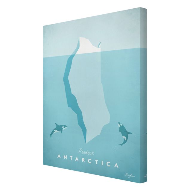 Stampa su tela - Poster di viaggio - Antartide - Verticale 3:2