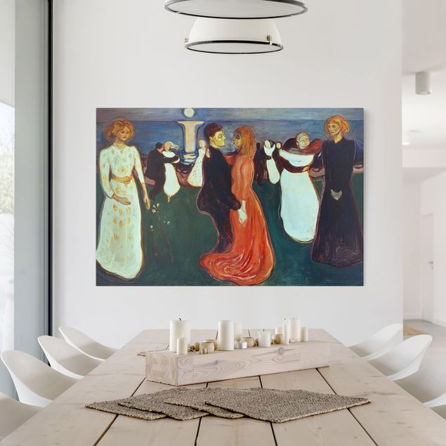 Quadri moderni per soggiorno Edvard Munch - La danza della vita