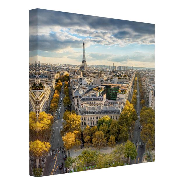 Stampe su tela città Bella giornata a Parigi