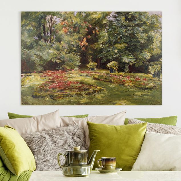 Quadri foresta Max Liebermann - Terrazza fiorita di Wannseegarten