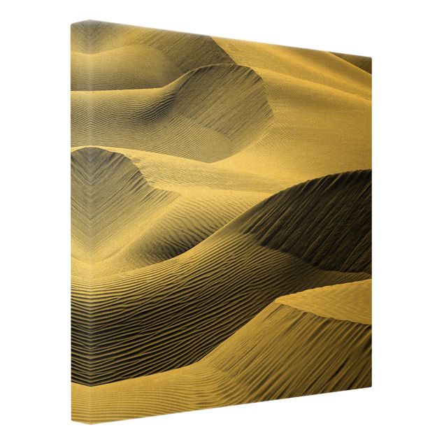 Quadri su tela Motivo di onda nella sabbia del deserto