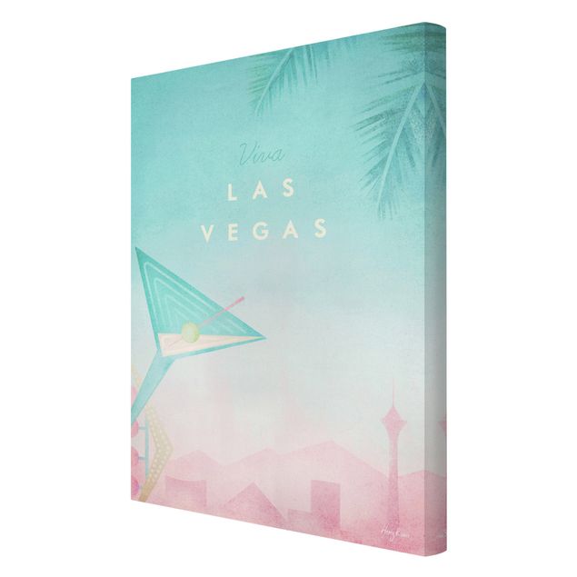 Stampa su tela - Poster Viaggi - Viva Las Vegas - Verticale 3:2