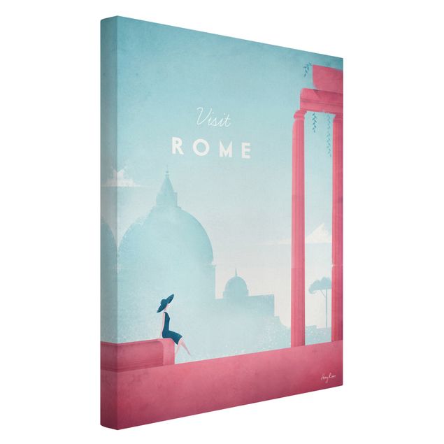 Stampe su tela città Poster di viaggio - Roma