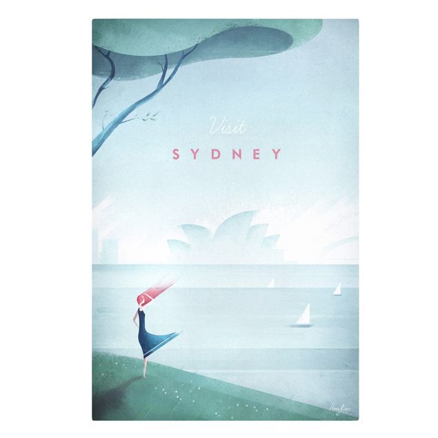 Riproduzioni su tela Poster di viaggio - Sidney