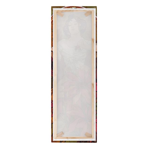 Quadri su tela - Alfons Mucha - Pietre preziose - rubino