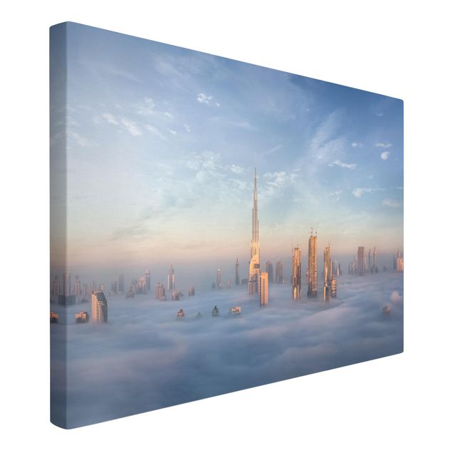 Stampe su tela Dubai sopra le nuvole