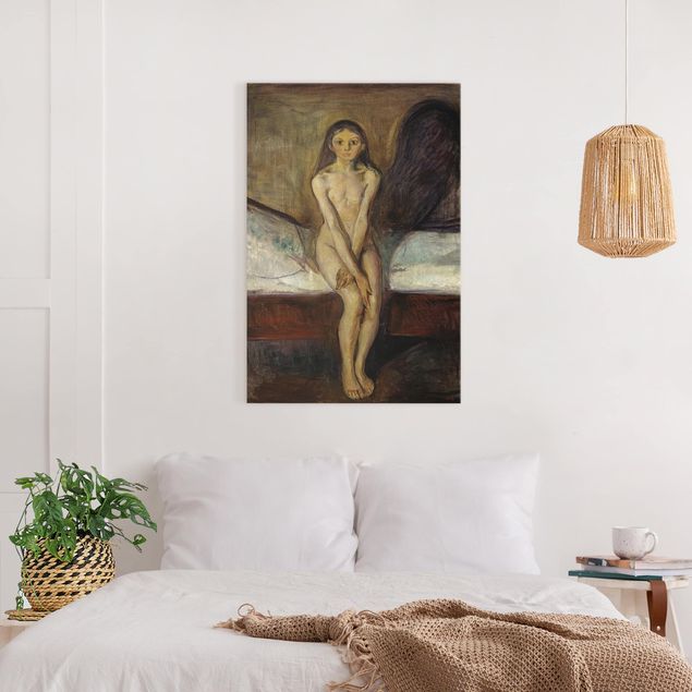 Quadri moderni per soggiorno Edvard Munch - Pubertà