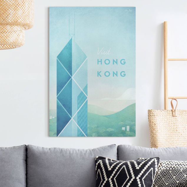 Quadri Asia Poster di viaggio - Hong Kong
