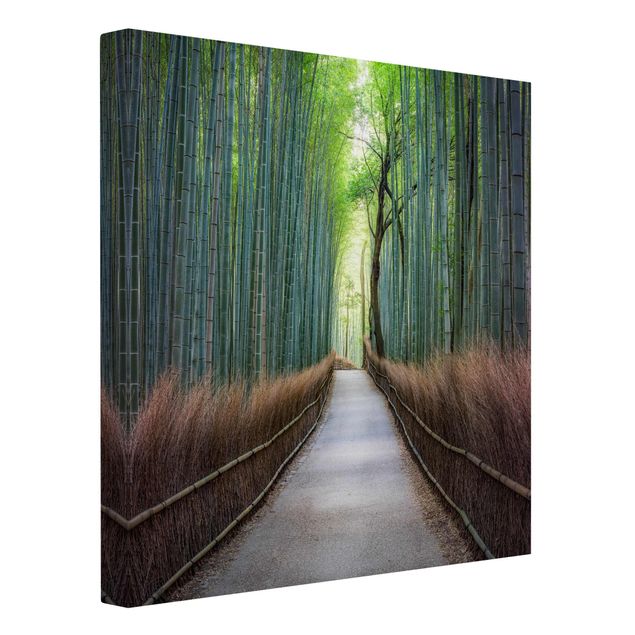 Stampe su tela città Il sentiero attraverso il bambù