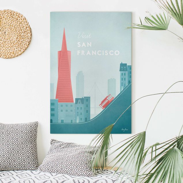 Riproduzioni su tela quadri famosi Poster di viaggio - San Francisco