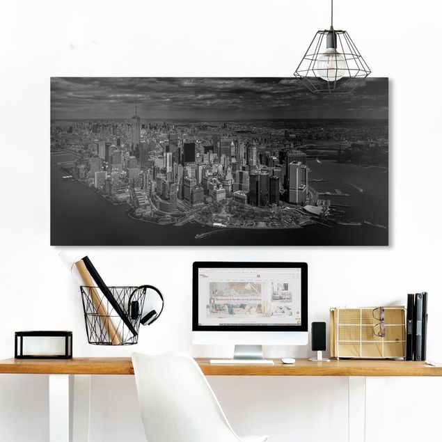 Quadro su tela New York New York - Manhattan dall'alto
