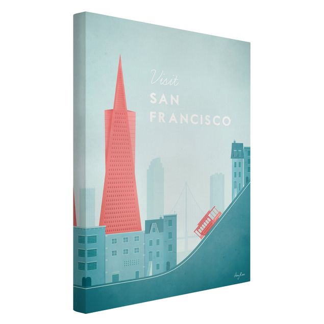 Quadri su tela Poster di viaggio - San Francisco