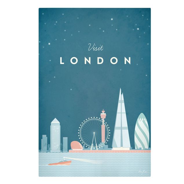 Quadri su tela Poster di viaggio - Londra