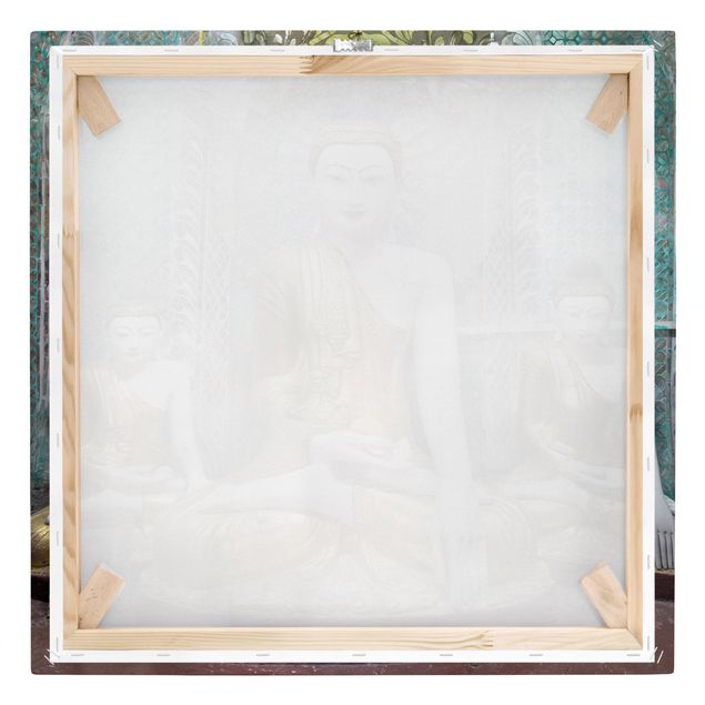 Stampa su tela - Statue di Buddha
