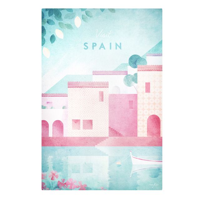 Stampa su tela - Poster di viaggio - Spagna - Verticale 3:2