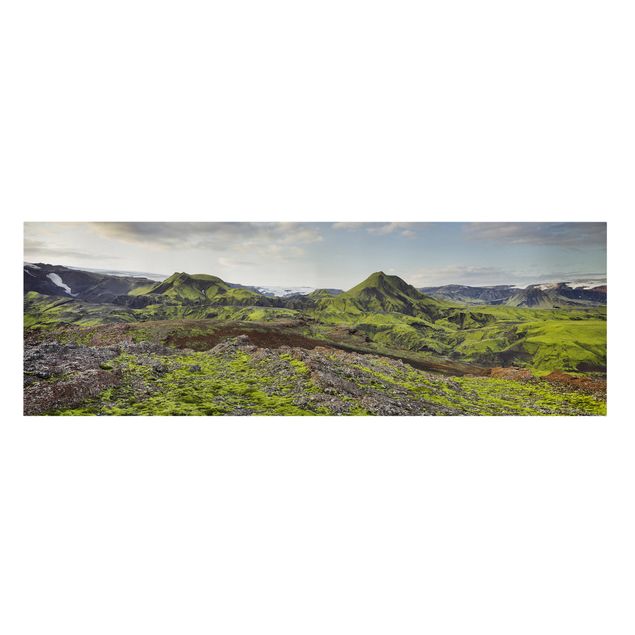 Stampa su tela - Rjupnafell Iceland - Panoramico