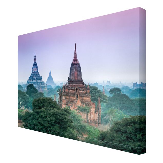 Quadri moderni per soggiorno Terreno del tempio a Bagan