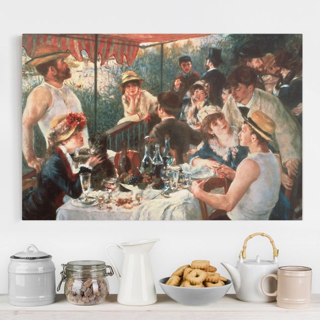 Riproduzioni su tela quadri famosi Auguste Renoir - Il pranzo della festa in barca