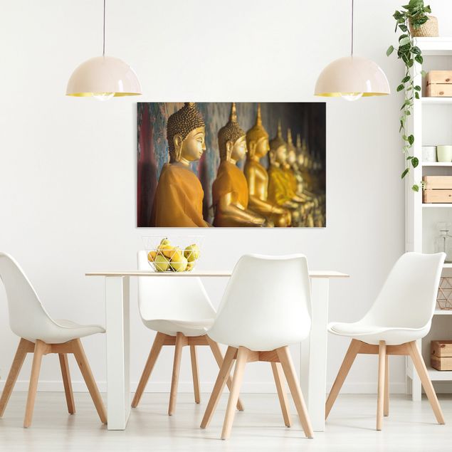 Riproduzioni su tela quadri famosi Statua del Buddha d'oro