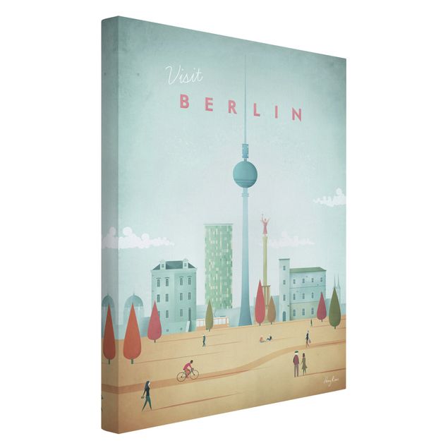 Stampe su tela città Poster di viaggio - Berlino