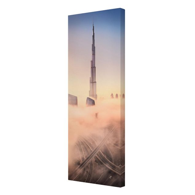 Stampa su tela - Heavenly skyline di Dubai - Pannello