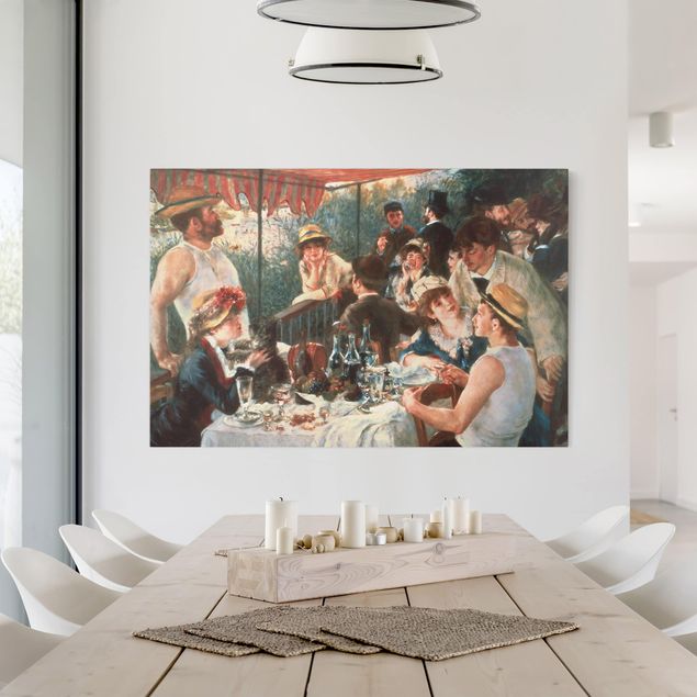 Tele vintage Auguste Renoir - Il pranzo della festa in barca