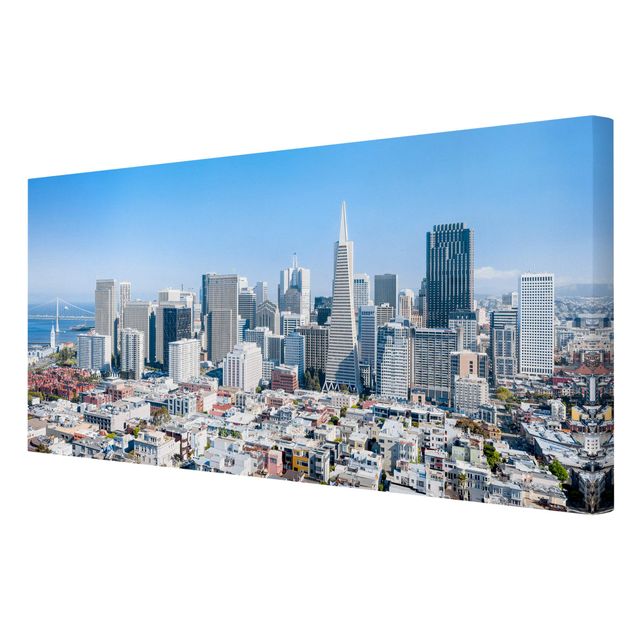 Stampa su tela - Skyline di San Francisco