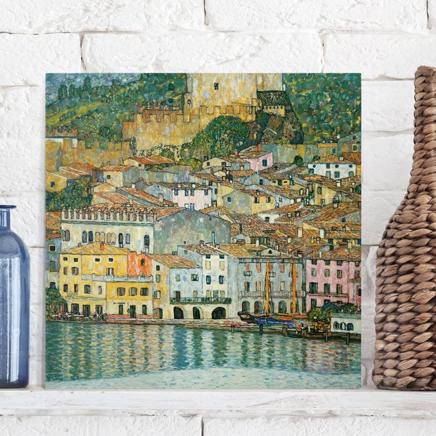 Tela Italia Gustav Klimt - Malcesine sul lago di Garda