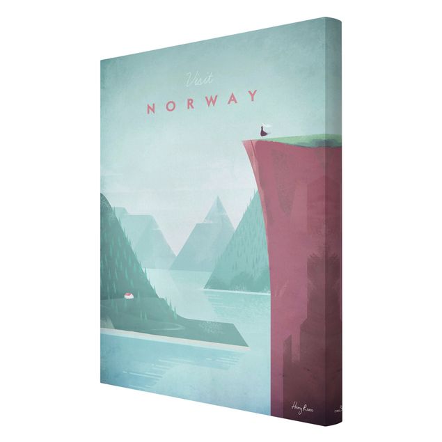 Stampa su tela - Poster di viaggio - Norvegia - Verticale 3:2