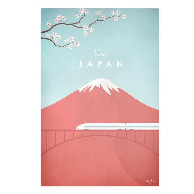 Quadri su tela Poster di viaggio - Giappone