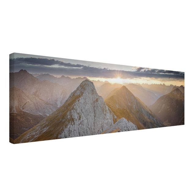 Stampa su tela - Lechtal Alps - Panoramico