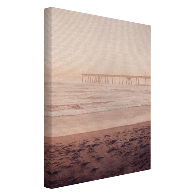 Riproduzioni su tela quadri famosi California Crescent Shaped Shore