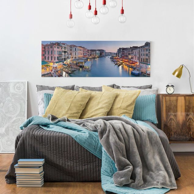 Quadri moderni per soggiorno Sera sul Canal Grande a Venezia