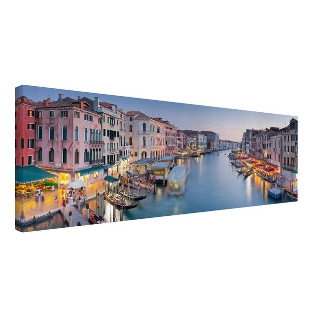 Quadri su tela Sera sul Canal Grande a Venezia